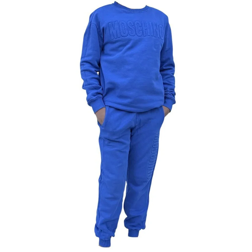 MOSCHINO KIDS SWEATSHIRT & SWEATPANTS SET